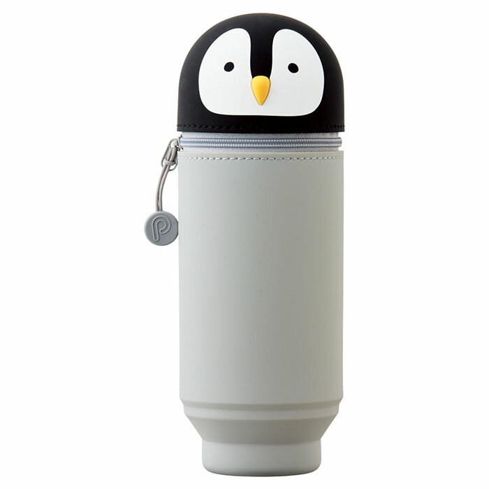 Rakuten - 【リヒトラブ】SMART FIT PuniLabo スタンドペンケース（BIGサイズ)ペンギン　[A-7714-10]