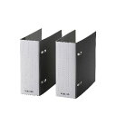 ≪ELECOM(エレコム)≫DVD・CD用不織布ケース専用ファイル (36枚収納用・2冊入・ブラック) CCD-B02WBK(2)