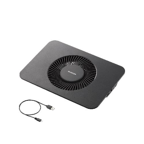 ≪ELECOM(エレコム)≫ノートPC用クーラー 静音・強冷タイプ （12.1〜14インチ対応） SX-CL21BK