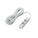 ≪ELECOM(エレコム)≫EU RoHs指令準拠 二重構造工事用タップ (ケーブル長:5.0m/質量:700g) T-WRM3250LG/RS(2)