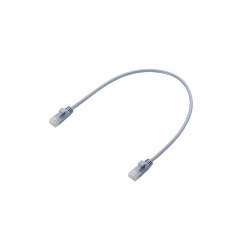 Rakuten - ≪ELECOM(エレコム)≫【1個まで追跡可能メール便対応可能】CAT6準拠 Gigabit やわらかLANケーブル （ブルー・0.3m） LD-GPY/BU03