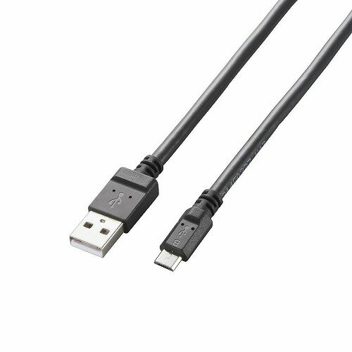 ≪ELECOM(エレコム)≫2A対応 microUSBケーブル (0.8m・ブラック) MPA-AMB2U08BK ≪ELECOM(エレコム)≫2A対応 microUSBケーブル (0.8m・ブラック) MPA-AMB2U08BK
