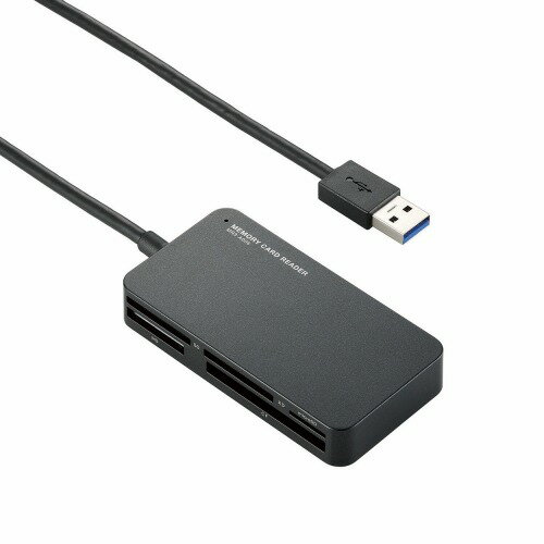 ≪ELECOM エレコム ≫USB3.0対応メモリリーダライタ [51+5メディア対応] ブラック MR3-A006BK