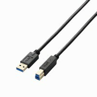 ≪ELECOM(エレコム)≫USB3.0ケーブル [USB3.0(Standard-A) - USB3.0(Standard-A)] （ブラック・1.0m） USB3-AB10BK 1