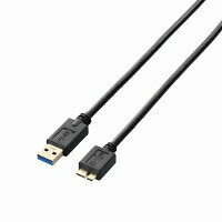 ≪ELECOM(エレコム)≫USB3.0ケーブル  （ブラック・1.0m） USB3-AMB10BK