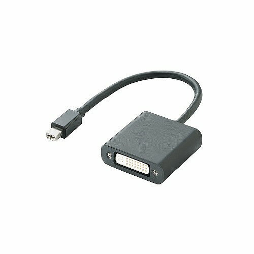 ≪ELECOM(エレコム)≫Mini DisplayPort-DVI変換アダプタ AD-MDPDVIBK