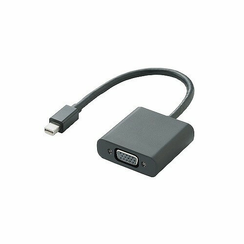≪ELECOM(エレコム)≫Mini DisplayPort-VGA変換アダプタ AD-MDPVGABK