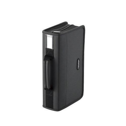 ≪ELECOM(エレコム)≫CD/DVDファスナーケース [96枚収納] （ブラック） CCD-SS96BK