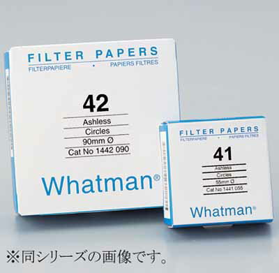 ※お取り寄せに3週間ほどお時間を要します。 [仕様]●入数：1箱（100枚入）ワットマン濾紙名：50類似国産濾紙名：4タイプ：円形ワットマン 濾紙名 JIS規格 JISP3801 灰分含有率 (%) 厚さ(mm) 荷重容量 粒子保持能 (μ...