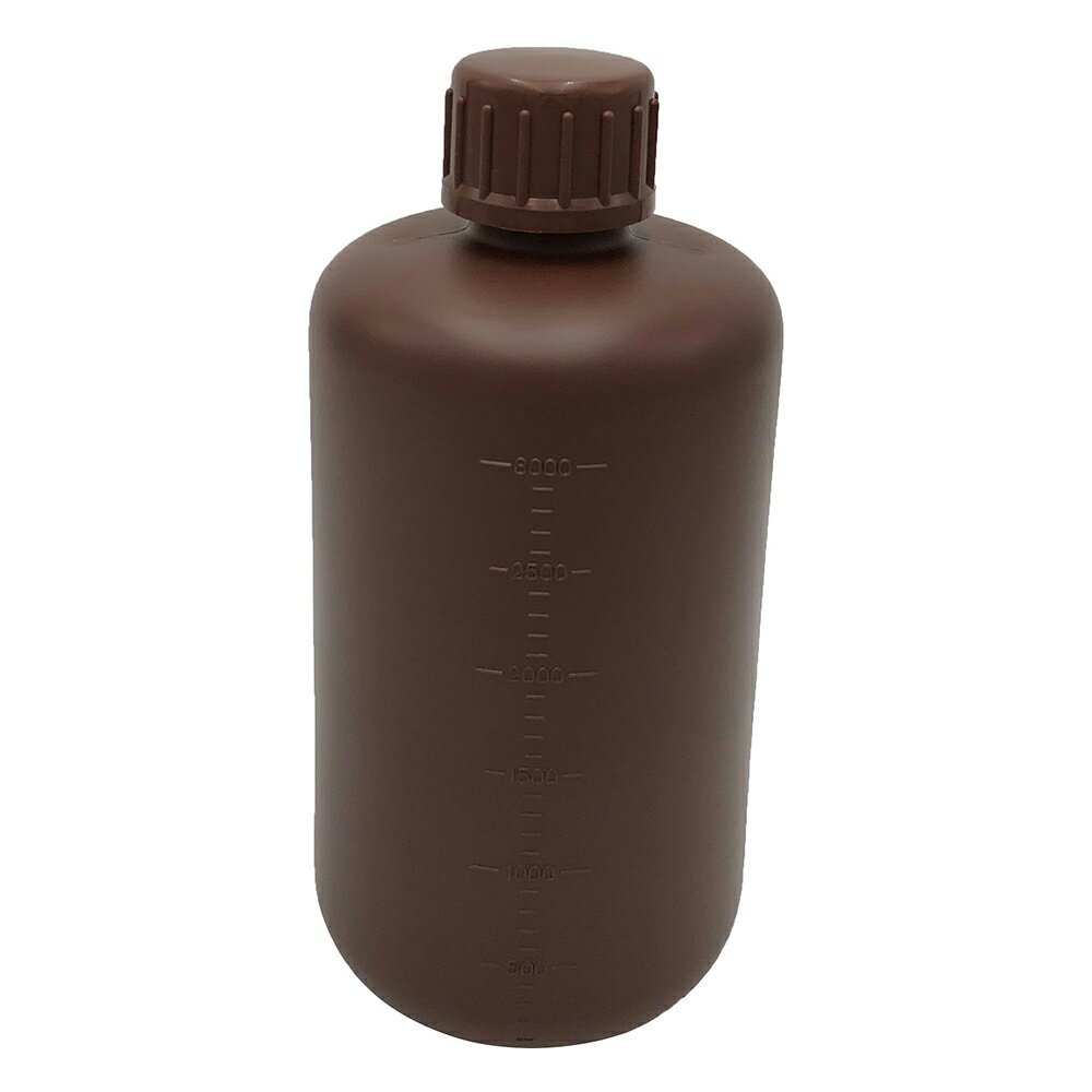 標準規格瓶 丸型細口（遮光） 3L 1本