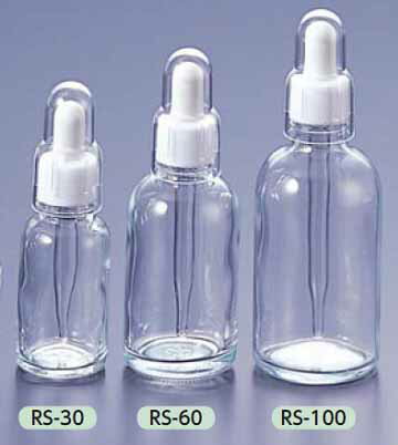 スポイト瓶（丸型）RS-100（透明）容量100ml