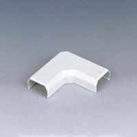 ≪ELECOM(エレコム)≫【10個まで追跡可能メール便対応可能】フラットモール マガリ 幅17mm(ホワイト)