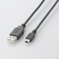 ≪ELECOM(エレコム)≫【2個まで追跡可能メール便対応可能】USB2.0ケーブル(mini-Bタイプ)0.5m