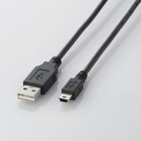 ≪ELECOM(エレコム)≫【1個まで追跡可能メール便対応可能】USB2.0ケーブル(mini-Bタイプ)2m