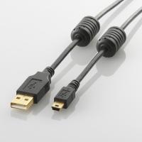 ≪ELECOM(エレコム)≫【1個まで追跡可能メール便対応可能】フェライトコア付きUSB2.0ケーブル 1.0m ≪ELECOM(エレコム)≫【1個まで追跡可能メール便対応可能】フェライトコア付きUSB2.0ケーブル 1.0m