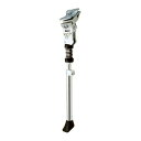 AKI WORLD (アキワールド) ADJUSTABLE SINGLE CENTER STAND SILVER SD-NV-001 スタンド