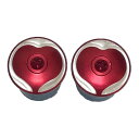 AKI WORLD (アキワールド) HEART BAR END CAP ハート バーエンド キャップ 軽量アルミCNC削り出し OT-CN-M001