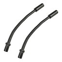 Plus Dodo (プラスドードー) ステンレス フレキシブル ガイドパイプ BLACK 2PC BR-CH-OT001