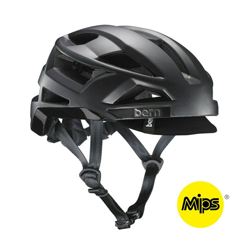 bern バーン FL-1 VISOR MIPS FL-1バイザー (Mips付) ヘルメット BEBM10M Matte Black
