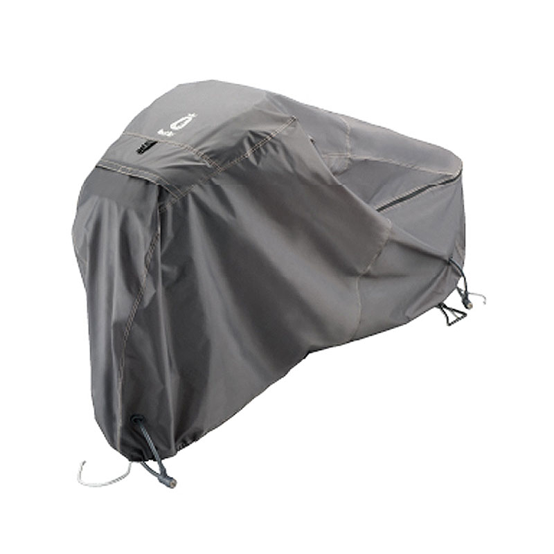 商品説明サイクルカバー（bikke用）CV-BIK.B製品情報・原着糸を使用した生地を採用選び方のポイント・bikkeシリーズ用※フロント／リヤチャイルドシートルームを装着した状態ではタイヤを全て覆うことはできません。また、バタツキ防止面ファスナーと後側のワイヤー錠用アイレットもご使用できません。※ワイヤー錠は別売りです。※写真はイメージです。車種によってカバーの状態に差異がある場合があります。※一部の車種やオプションの装着状況により合わない場合があります。※ワイヤー錠のギボシ部のサイズが直径21mm以上のものはアイレットに通らない場合があります。※画像はサンプルです。掲載情報はモデル発表当時のものです。※仕様・外観・価格は、改良のため予告なく変更される場合がございます。※商品はお取り寄せのため、メーカー代理店の在庫状況によりご用意できない場合がございます。※お取り寄せ商品のため、不良品以外の返品・交換はお断りいたします。以上、予めご了承いただきますようお願いいたします。