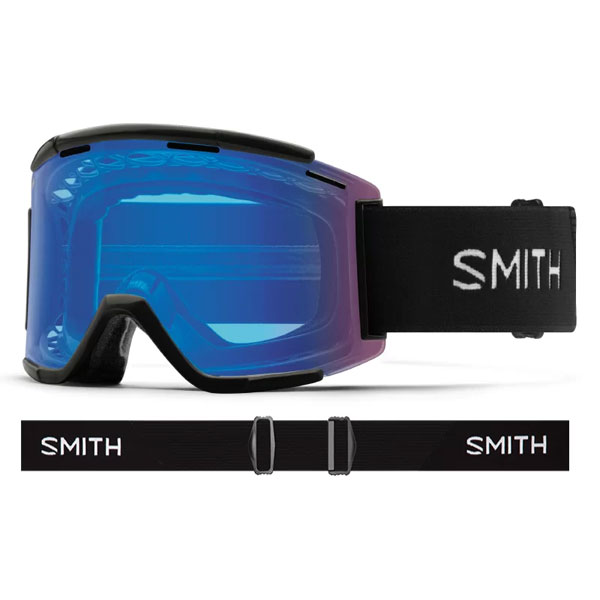 SMITH スミス SQUAD XL MTB BLACK (ChromaPop Contrast Rose Flash/Clear) ゴーグル