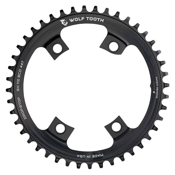 WOLF TOOTH ウルフトゥース 110 BCD Chainring For Shimano 4 Bolt - 110BCDx36T/38T/40T/42T