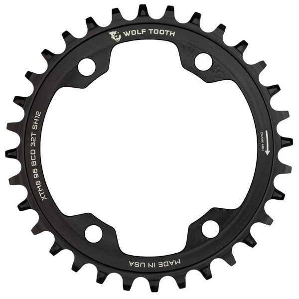 WOLF TOOTH եȥ 96BCD Chainring for XT M8000 for Shimano 12spd 30T/32T/34T