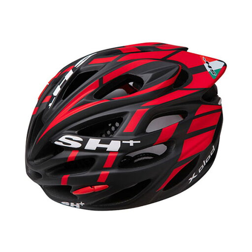 SH+ SHABLI X-PLOD シャブリ エクスプロッド ヘルメット MATT BLACK/RED JCF公認 SH+ SHABLI X-PLOD シャブリ エクスプロッド ヘルメット MATT BLACK/RED JCF公認