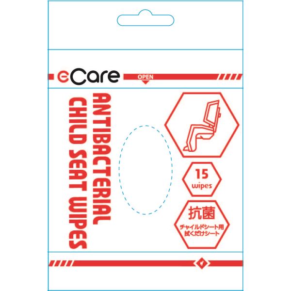 eCare 抗菌 チャイルドシート用拭ク