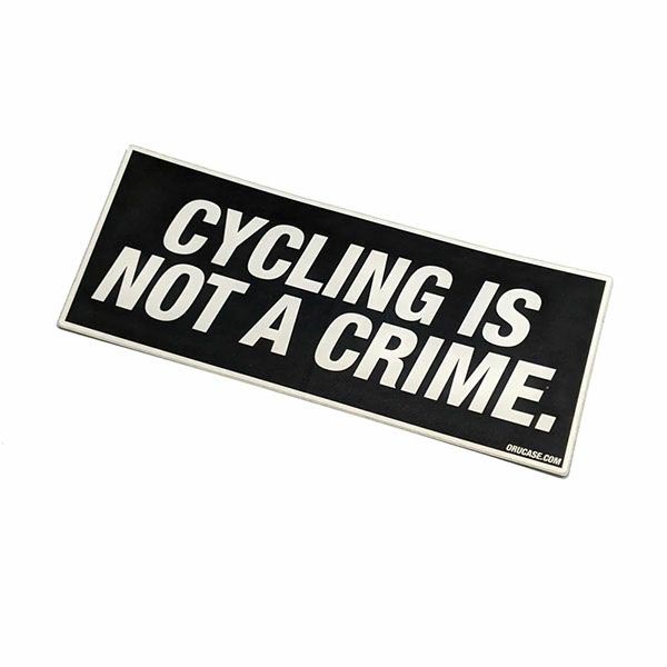 ORUCASE 륱 ƥå Cycling is Not a Crime Stickers