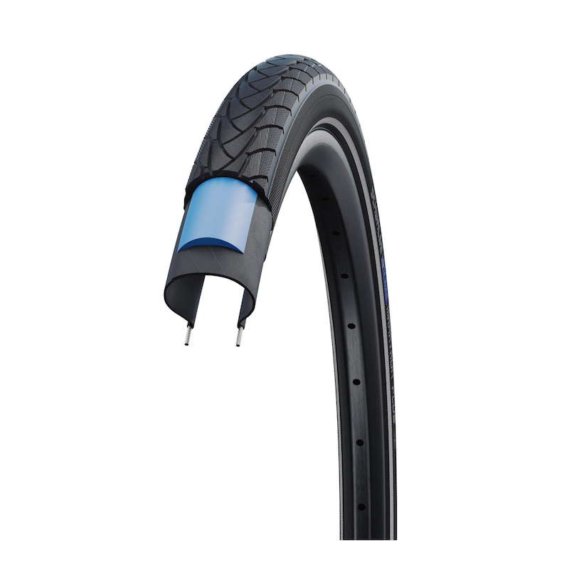 SCHWALBE シュワルベ マラソン プラス 27.5x1.50, 650B(40-584) ワイヤービード ブラック リフレックス シティ・ツーリング タイヤ
