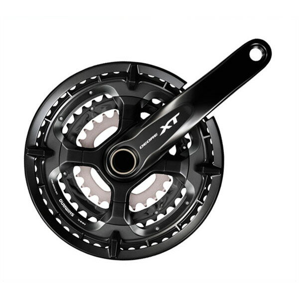 SHIMANO New Deore XT クランクセット（トリプル） 10スピード 48x36x26T【BB別売】【シマノ】【T8000シリーズ】【bike-king】