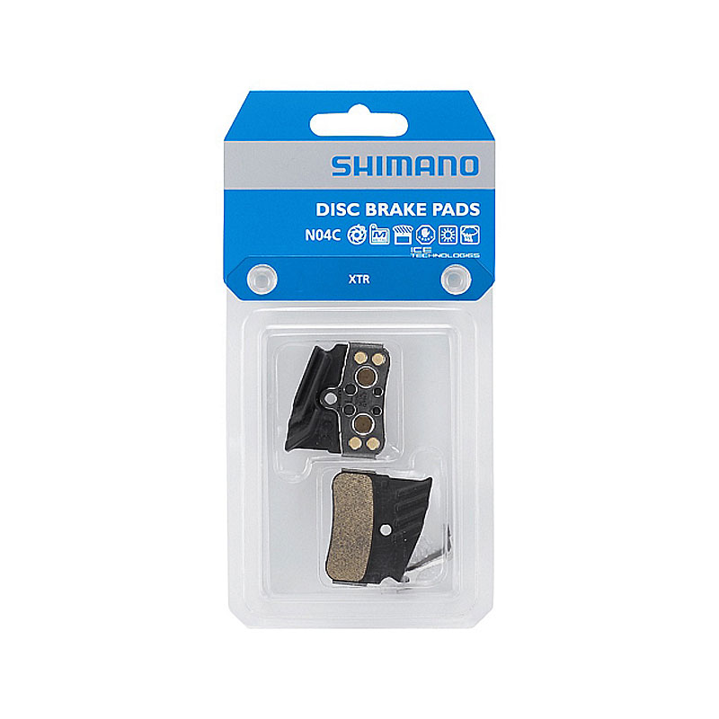 RIDE ON!のSHIMANO N04C-MF メタルパッド (フィン付き) / スプリング (ペア) シマノ ブレーキパッド IBPN04CMFA｜アングル3