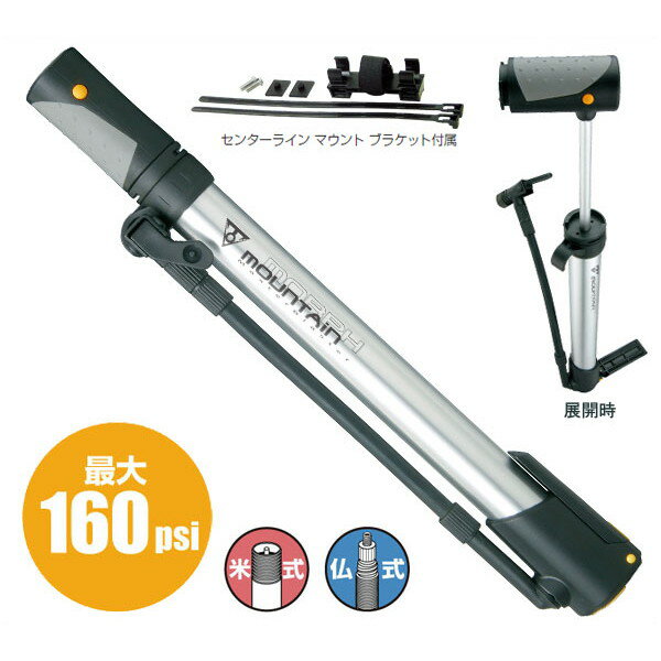 TOPEAK ȥԡ ӥݥ ޥƥ ⡼ MOUNTAIN MORPH [PPF01500] 160psiۡƼ/ʩۡ...