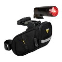 TOPEAK トピーク エアロ ウェッジパック DF コンボ スポーツ Aero Wedge Pack DF Combo Sport サドルバッグ&リアライト ...