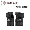 スケートボード リストガード プロテクター 手首 187 KILLER PADS WRIST GUARD スケートボード リストガード プロテクター 手首 187 KILLER PADS WRIST GUARD　インラインスケート　スケボ　スケボー　キッズ 187 KILLER PADS (187 キラーパッド) のオフィシャルプロテクターです。プラスチック製のサポートが手のひら側にくるように装着します。JR　15.24-17.78cmXS　17.78-20.32cmS　20.32-22.86cmM　22.86-25.4cmL　25.4-27.94cm左右2個1セットカラー：BLACK※当店は実店舗と在庫を共有しています。オーダー後に完売の連絡を差し上げる場合もあるので、ご理解とご協力お願いします。※発送先が沖縄、北海道、離島の場合追加送料をいただく場合がございます。送料は、郵便番号をご記入の上お問い合わせください。購入後加算となった場合、注文確定前にご連絡させていただきます。 2