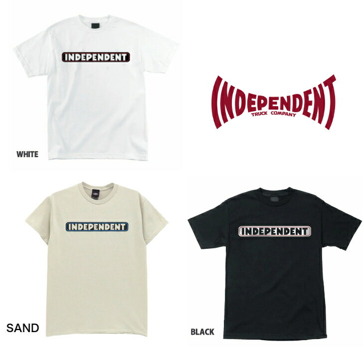 Independent Truck Co. Bar Logo Tee　スケートボード　アパレル　正規品　即納可能