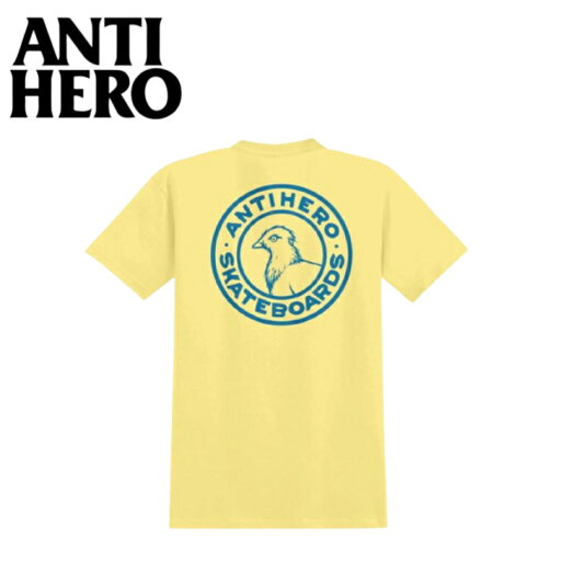 ANTI HERO S/S BASIC PIGEON ROUND DBL DBL T SHIRT ANTI HERO S/S BASIC PIGEON ROUND DBL DBL T SHIRT