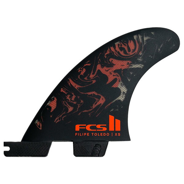 Fin - FCS2 FILIPE TOLEDO AIR CORE TRI FINS XS GROM / FCSII エフシーエス2 フィリペトレド パフォーマンスコア トライ サーフボード サーフィン ショート 3枚組