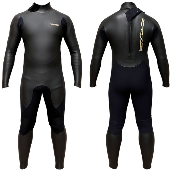 25-26 RASH JB FASTENER TYPE BON / ラッシュ バックジップ 5mmx3.5mm ウェットスーツ サーフィン セミドライ BON裏起毛 フルスーツ 冬用