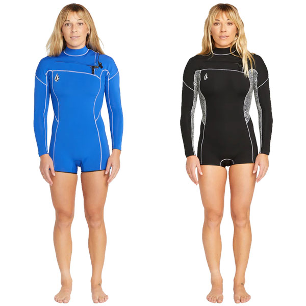 2024継続 VOLCOM WOMENS MODULATOR 2MM LONG ARM CHEST ZIP WETSUIT O9512308 / ボルコム モジュレーター ロングアームチェストジップ ウェットスーツ ロンスプ サーフィン ジャージ 春夏秋用 レディース 海外モデル
