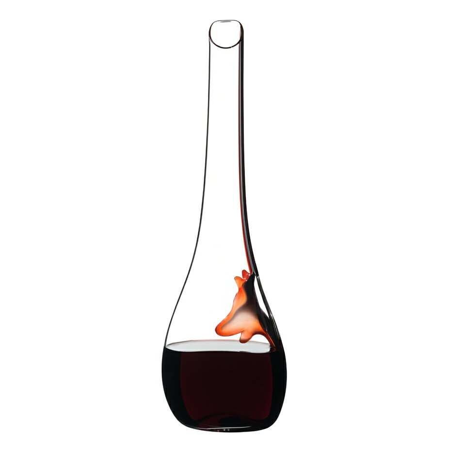 リーデル公式 デカンタ ドッグ レッド／ブラック 1個入 2018/03 ラッピング無料 RIEDEL デキャンタ 戌年 犬 Dog Decanter