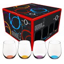 リーデル公式 リーデル オー ハッピー オー Vol.2 4色入 5414/88 ラッピング無料 RIEDEL ワイングラス タンブラー カラフル 新築祝い 結婚祝い