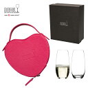 リーデル公式 リーデル BYO リーデル・レザーハートバッグ マゼンタ 1個入 0414/28BYO-MG-1 ラッピング無料 RIEDEL タンブラー ステム...
