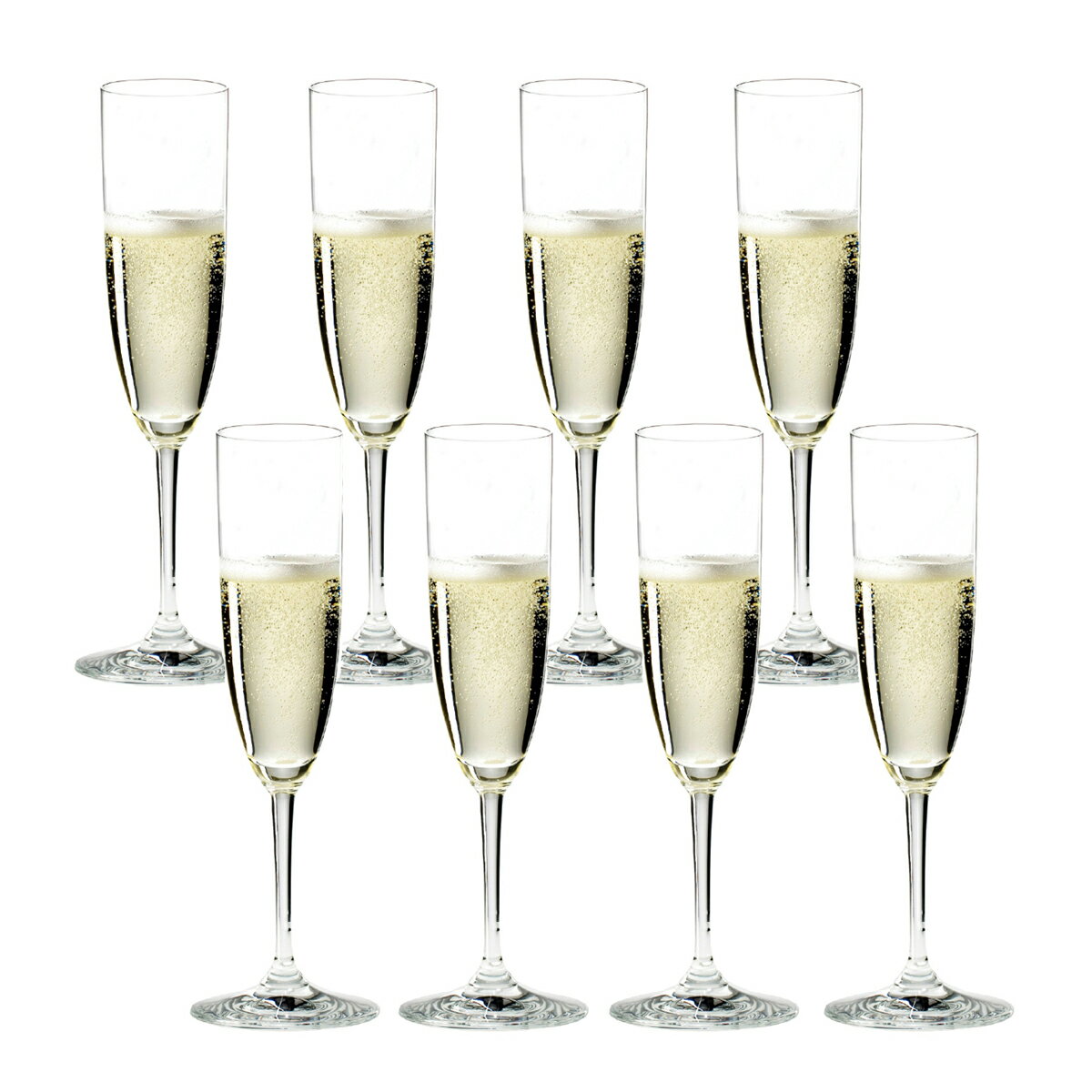 リーデル公式 ヴィノム シャンパーニュ 8個入 6416/08-8 ラッピング不可 RIEDEL Champagne スパークリングワイン マスターバリュー まとめ買い 開店祝い 飲食店 レストラン グラスセット パーティー クリスタルガラス 食洗機対応 8個セット