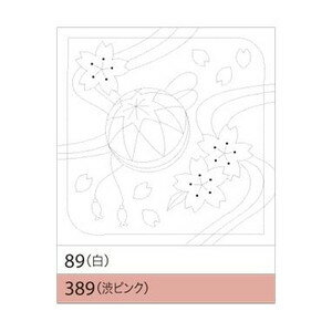 オリムパス花ふきん布パック 89　桜と手まり（白）