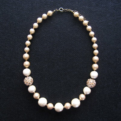 【メール便OK】MIYUKI コットンパールのプラシーダス・ネックレス