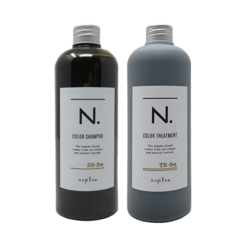 〈セット〉ナプラ N. エヌドット カラーシャンプー Be (ベージュ) 320ml ＆ カラートリートメント Be (ベージュ) 300g