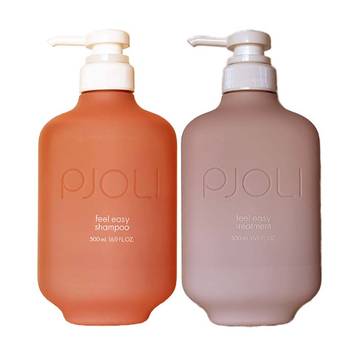 樂天商城 - 〈セット〉 ミルボン PJOLI プジョリ フィールイージー シャンプー 500ml ＆ フィールイージー トリートメント 500g