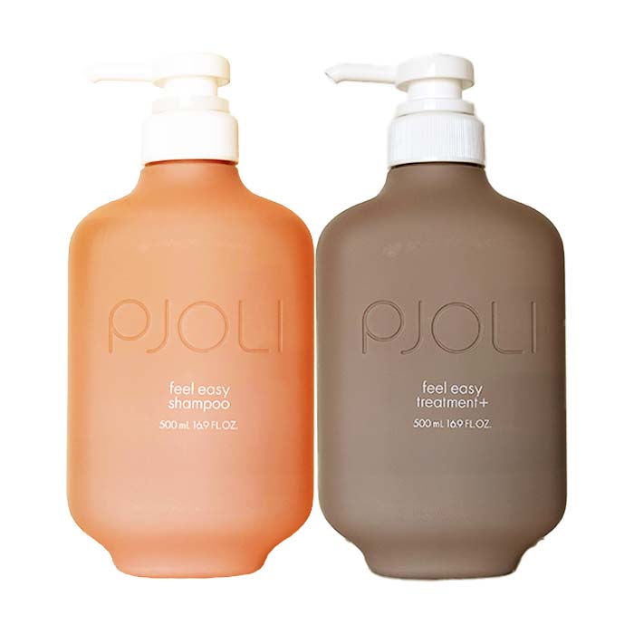 樂天商城 - 〈セット〉 ミルボン PJOLI プジョリ フィールイージー シャンプー 500ml ＆ フィールイージー トリートメント＋ 500g